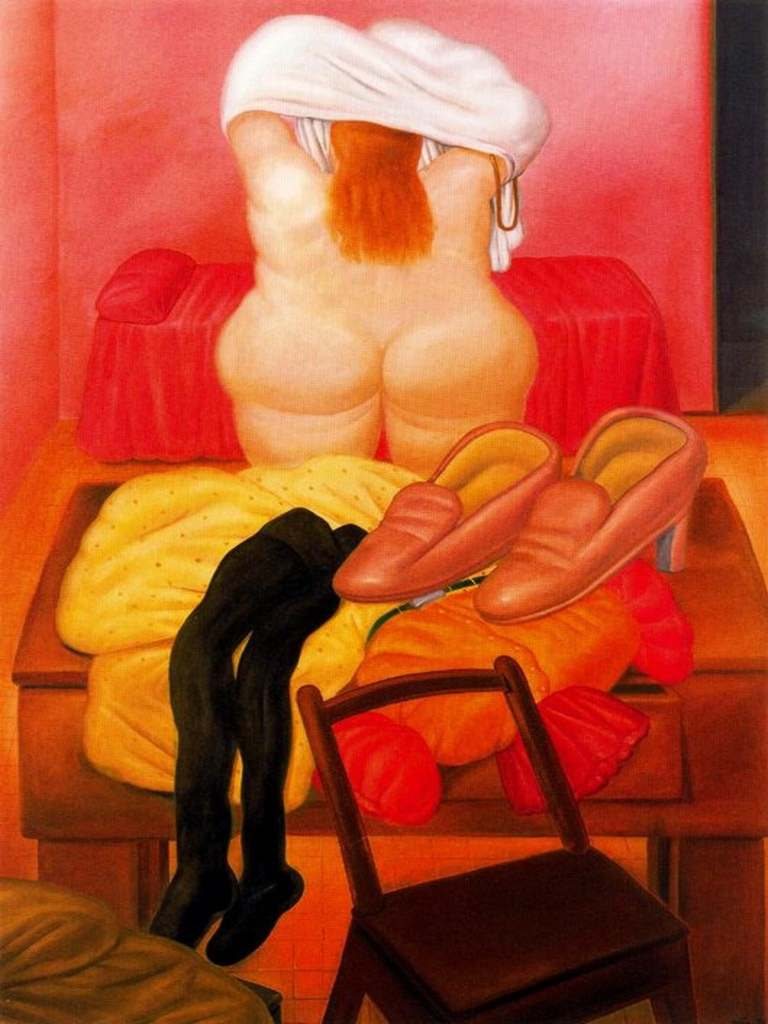Fernando Botero El dormitorio